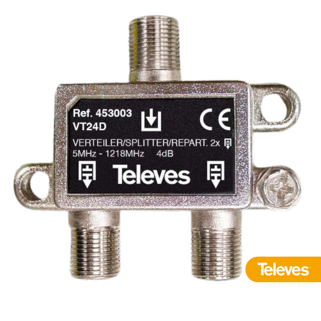 Repartidor F 2D 5-1220MHz 4dB (DOCSIS 3.1)