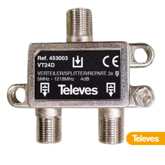 Repartidor F 2D 5-1220MHz 4dB (DOCSIS 3.1)